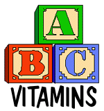 ABC blocks linking to vitamins information.