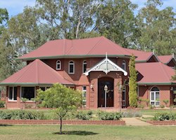Brick house in Australia