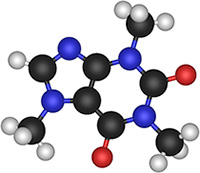 Caffein molecule