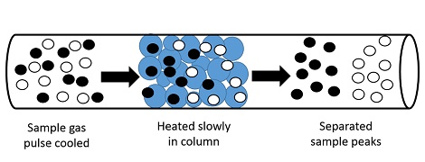 Column to separate gases