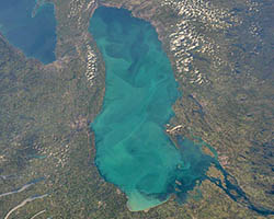 Lake Ontario plankton bloom