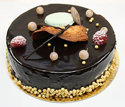 Chocolate mousse cake by Lionel Allorge