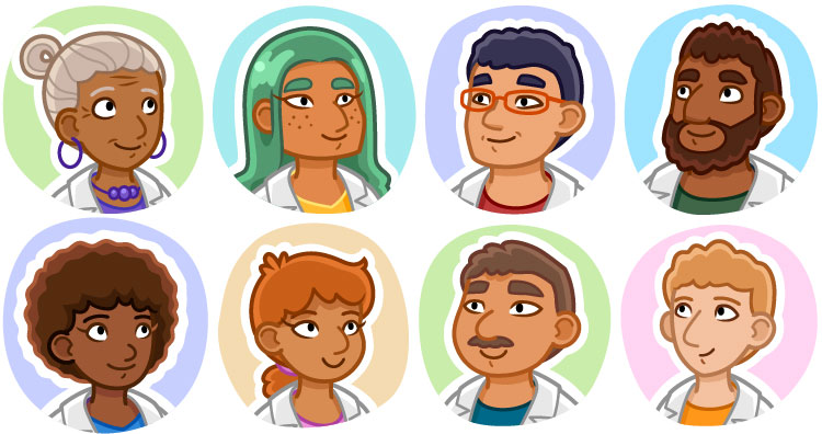 the CRISPR lab team