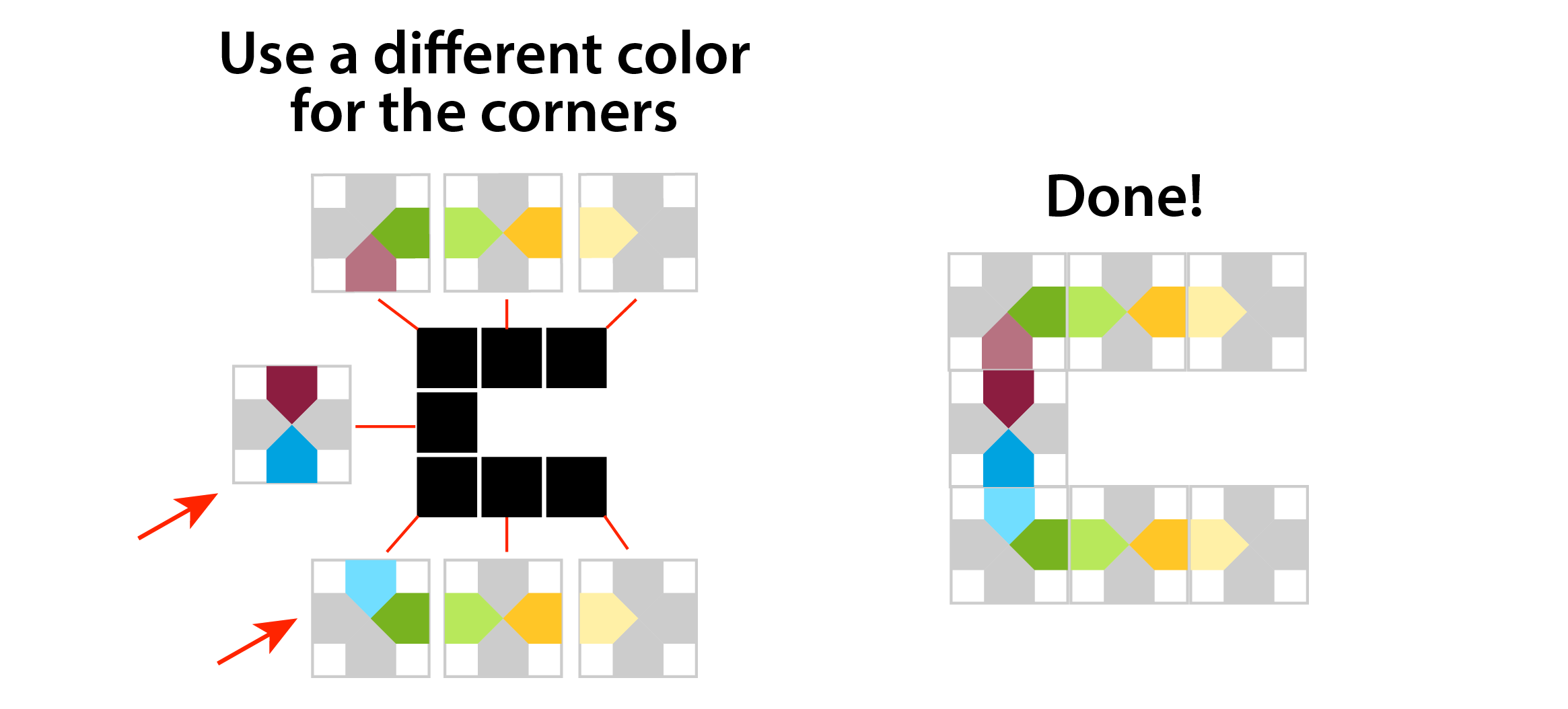 Nano blocks building example