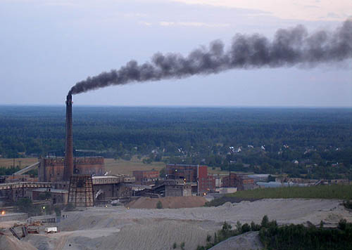 oil processing plant in Estonia.