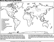 Biome Map Worksheet | Ask A Biologist
