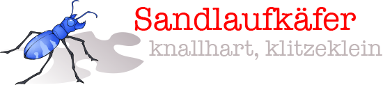 Sandlaufkäfer knallhart, klitzeklein