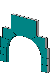 arch with keystone animation