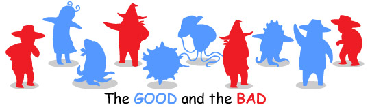 good and bad bacteria