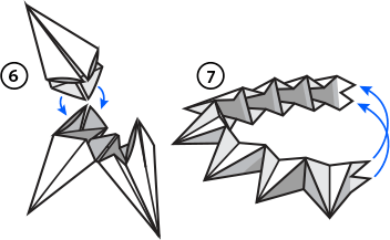 Origami protein channel