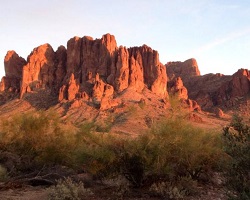 Superstition mountains