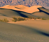 desert sand dunes wind water forces important shape created land both asu