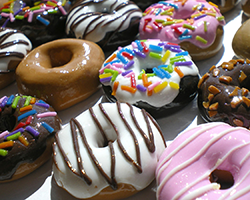 A variety of donuts