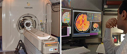 fMRI scanner, Brain scans