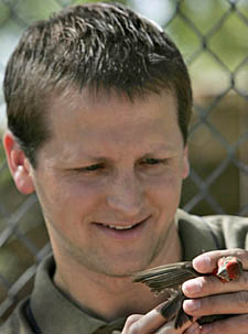 Kevin McGraw with House Finch