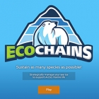 Ecochains splash screen with polar bear icon.