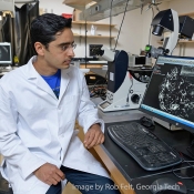 Saad Bhamla -  In his lab
