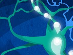 a cartoon of nerves