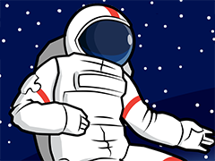 Astronaut in space