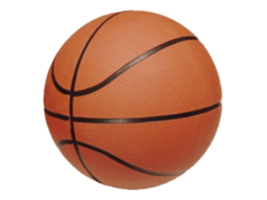 An illustration of a basketball