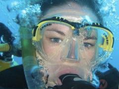 Liza Roger diving mask
