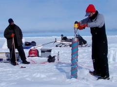 Ice drilling image