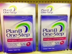 Plan B One-Step Emergency Contraception packaging