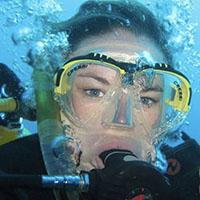 Liza Roger diving mask