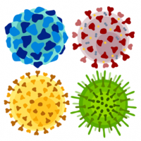 Four potential viruses that can be used in the game