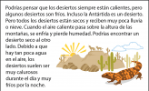 Ilustración del desierto, con un monstruo de Gila y saguaros.