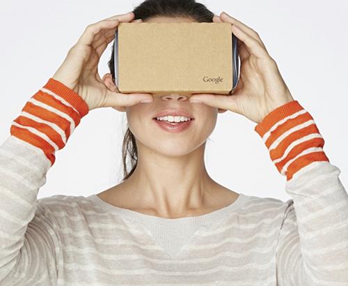 Cardboard VR goggles
