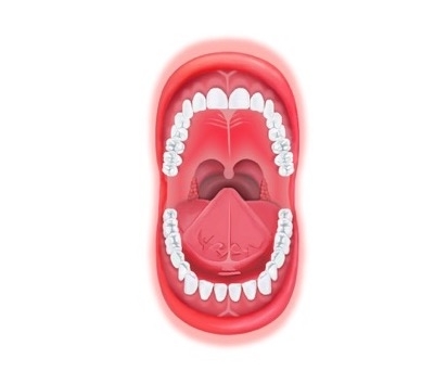 Малюнок людського рота.