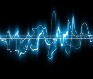 Una representación de ondas sonoras.